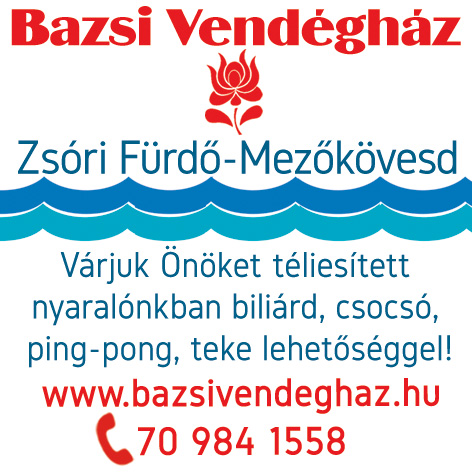 Családbarát vendégház Mezőkövesd 