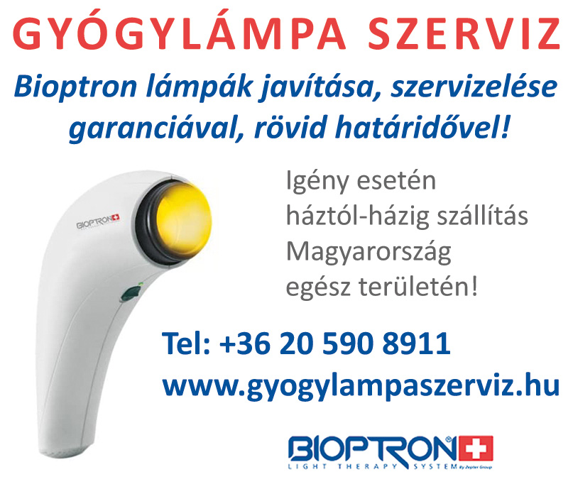 Bioptron lámpa javítás Nyíregyháza