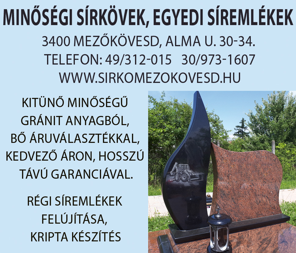 sírköves Mezőkövesd