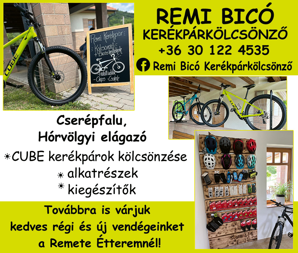 kerékpárkölcsönző Bükkzsérc