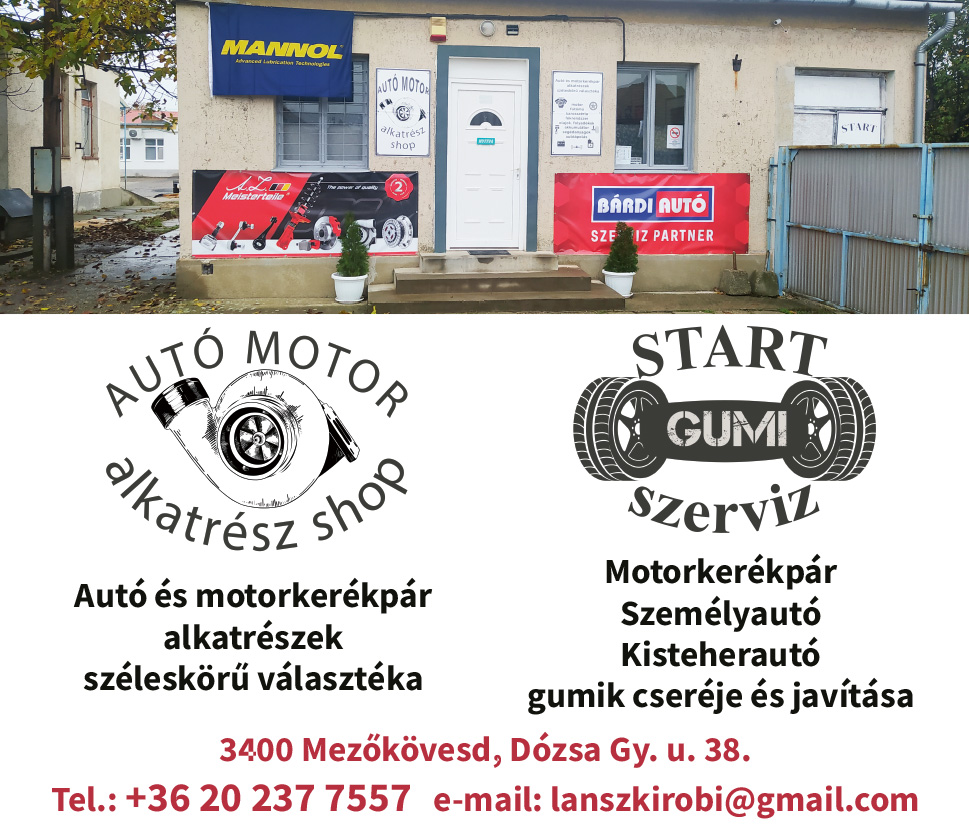 Autóalkatrész Mezőkövesd