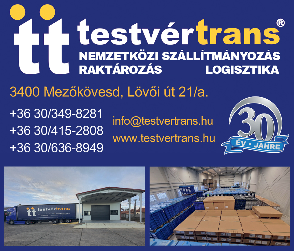 raktározás, logisztika M3