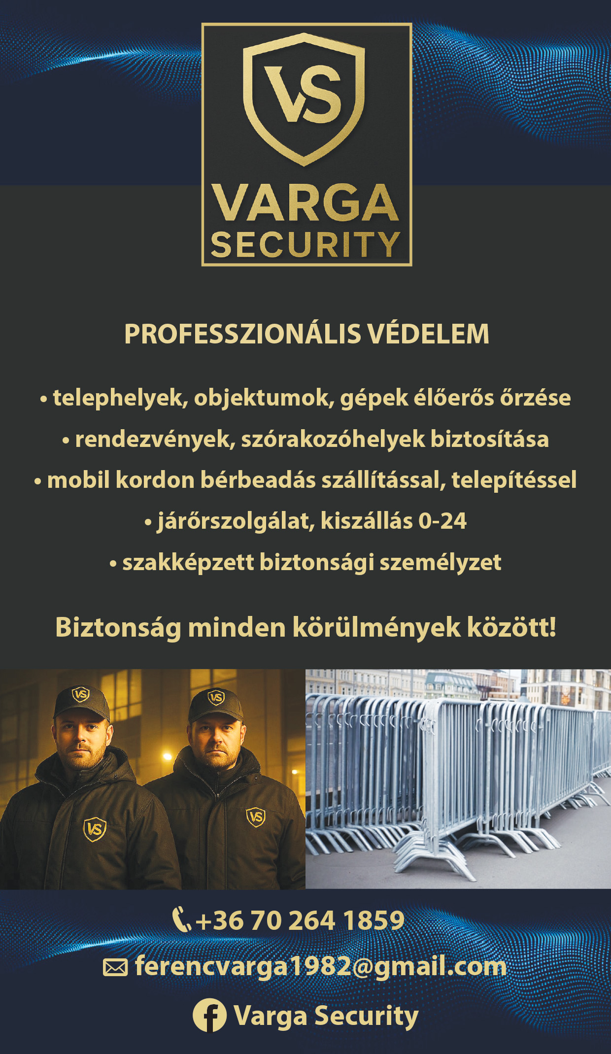 telephely őrzés Mezőkövesd